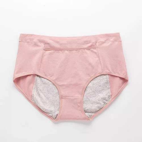 5pk Cotton Panties Womens New Double Layer Leak Proof Sanitary Menstrual Period - Picture 12 of 24