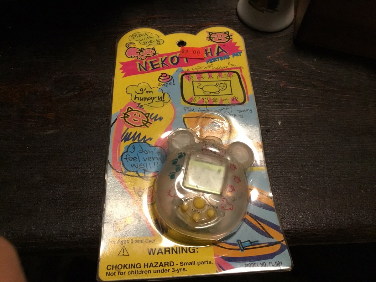 Nekotcha Virtual Pet Transparent Model # FL-001 Vintage | eBay
