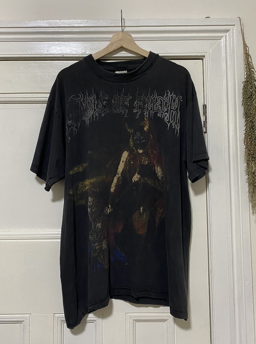 【破格】CRADLE OF FILTH 1997 XL Tシャツ Cradle Of Filth 1997 Vestal Penetration Tour t-Shirt XL Faded