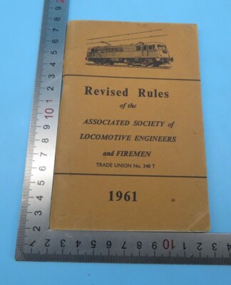 Associated Society Of Locomotive Engineers & Firemen 1967 Revised Rules ASLEF