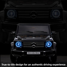 Licensed Mercedes-Benz G500 24V Ride On car w/ Parent Remote LED Bluetooth