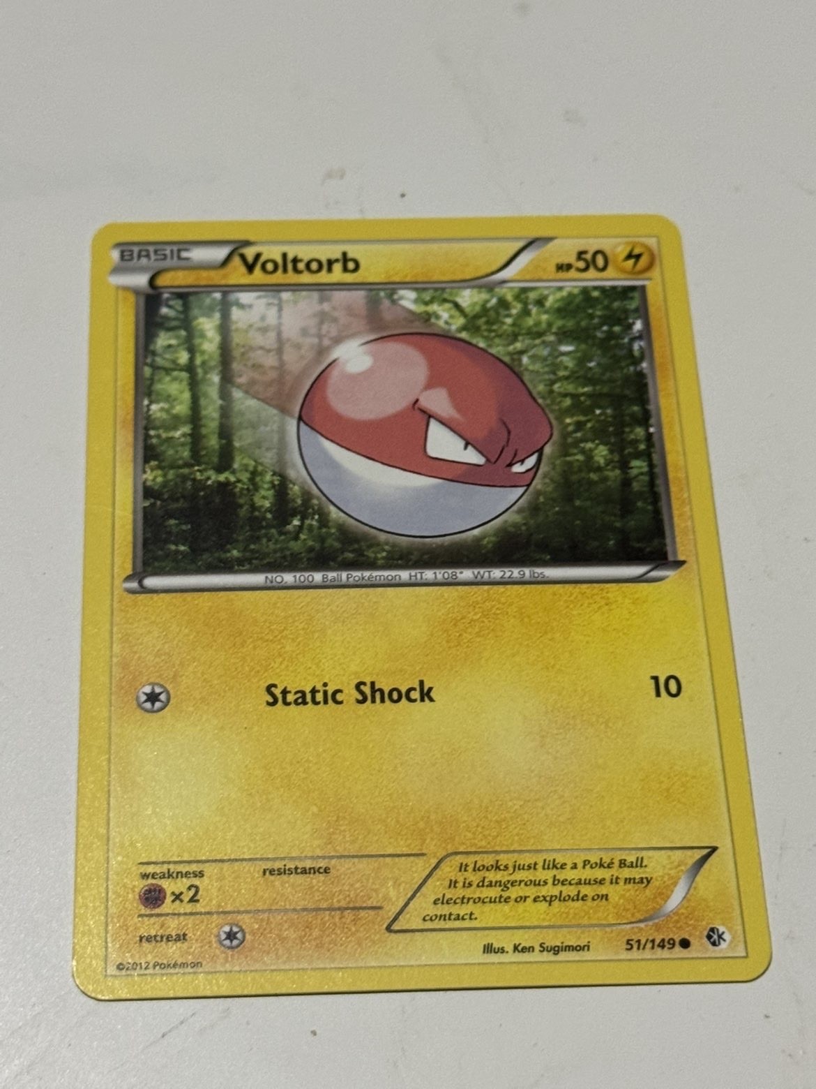 POKEMON TCG VOLTORB 51/149 BOUNDARIES CROSSED COMMON NM FAST DISPATCH