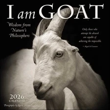 I Am Goat 2026 Wall Calendar by Horan, Kevin, Like New Used, Free shipping in...