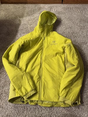 Arc'teryx Atom Hoody Jacket Yellow Men's Medium - Worn Less Than 5