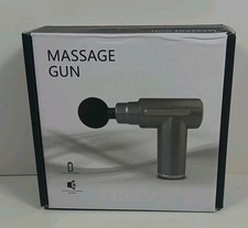 MASSAGE GUN Black Massage Heads Rechargeable-OPEN BOX-