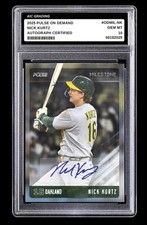 2025 Nick Kurtz Pulse Debut Signed Rookie Auto Limited Editon 08/18 Graded 10