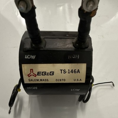 EG&G TS-146A Step-up AC to AC Power Transformer Black Salem, Mass USA