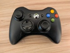 Official Xbox 360 Wireless Controller - Black - Microsoft Xbox 360 - Tested