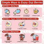 11oz Dried Goji Berries - 100% Natural Large Berries, Sun-Dried &...