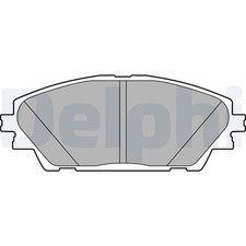 DELPHI LP2701 Set Plaquettes de Frein, Disque Frein pour Mazda, Mazda (Changan)