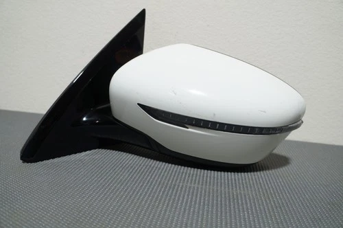 2017-2020 NISSAN PATHFINDER OEM LEFT HAND DRIVER SIDE POWER SIDE MIRROR WHITE
