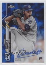 2020 Topps Chrome Sapphire Rookie Andres Munoz #CSA-AM Auto 0bi3