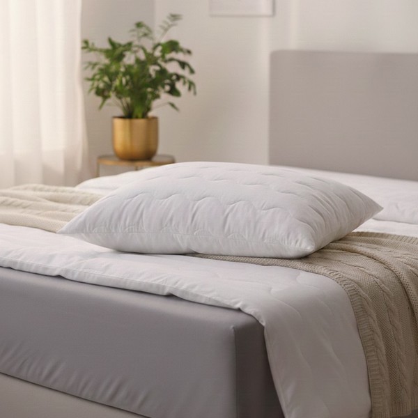 Kochfestes Kopfkissen 80X80 Cm Kissen Mikrofaser Allergiker 95°C Waschbar L20-image