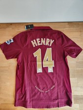Maillot rétro ARSENAL away 2002 HENRY - Les Voyages En Ballon - Maillots de football vintage