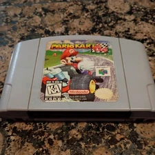 Mario Kart 64 N64 Nintendo Video Game 1996 Cartridge  Authentic