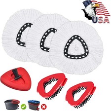 Replacement Mop HEAD For O-Cedar Spin Mop Easy Clean Wring Brush mop base