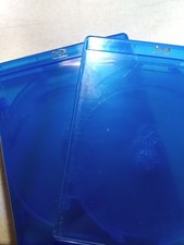 TWO EMPTY BLU RAY DISC CASES HOLDS 3 EACH USED FREESHIP NOTRACKING