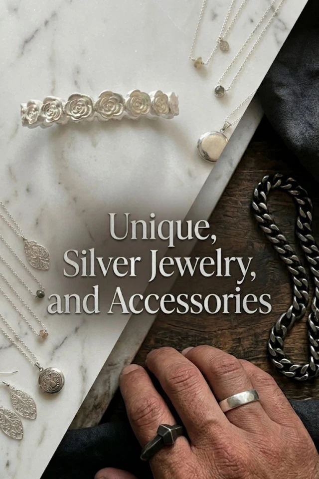 Unique 925 Silver Jewelry Mens & Womens