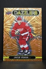 2021-22 Upper Deck Series 1 - Dazzlers Jakub Vrana #DZ-18 Orange