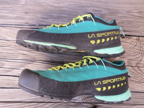 La Sportiva TX3 Approach Emerald Mint Teal Blue Hiking Climbing Shoes Women's 7 - Picture 3 of 7