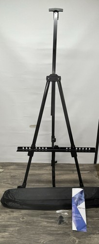 RRFTOK Portable Artist Easel Tripod Stand w/Bag–Adjustable Height, Black Metal - Picture 8 of 18