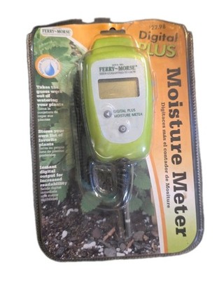 (D2) Ferry-Morse Instant Digital Plus Moisture Meter W Built In Watering Guide
