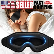 3D Sleep Mask Eye Mask Sleeping Blindfold Travel Accessories for Men & Women