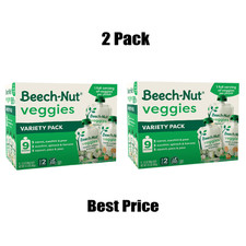 Veggies Stage 2 Baby Food Variety Pack, 3.5 Oz Pouch 18 Pack 