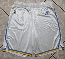 New Nike Los Angeles Lakers Authentic NBA Dri Fit ADV Game Shorts Size 40 XL