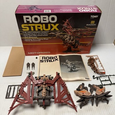 ユニークトイズ　ウォーロード　プレダキングのようなヤツ Vintage 1985 Tomy Robo Strux Radox Zoids #5252 Motorized With Box