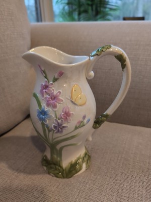 LENOX THE SPRINGTIME MEADOW PORCELAIN PITCHER INTACT
