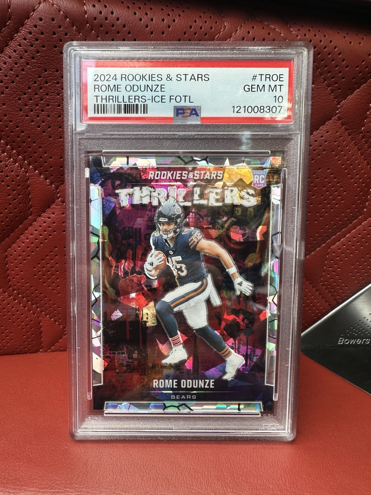 Rome Odunze Panini Rookies & Stars Thrillers #TROE Ice Fotl