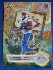 2025 Topps Resurgence Omarion Hampton Voltaic  /425 RC Chargers