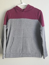 Tek Gear Boys Hoodie Gray Large Long Sleeve Pullover Sweater Multicolored Youth