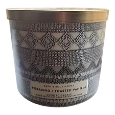 Bath and Body Works Pistachio + Toasted Vanilla 3-Wick Scented Candle (14.5 oz)