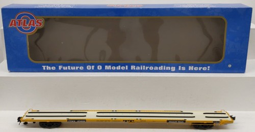 Remolque Atlas 6975-12 calibre O amarillo tren vagón plano no. 974830 LN/caja | Condition: Used
