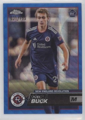 2023 Topps Chrome MLS Blue Wave Refractor 31/199 Noel Buck #62 Rookie RC 13c5