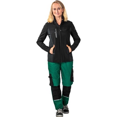 PLANAM NORIT Damen Pure Softshelljacke Schwarz Übergangsjacke Regenjacke Outdoor