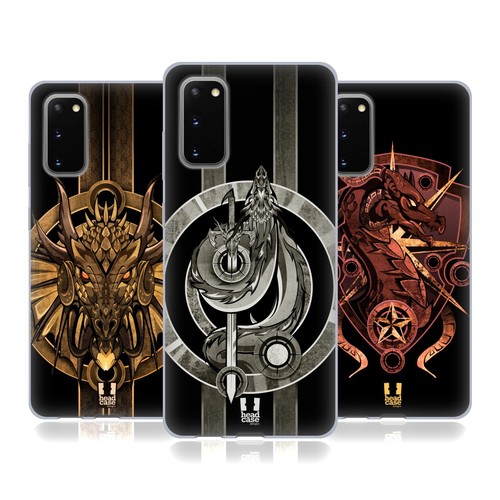 Head Case Designs Custodia Portafoglio In Pelle Con Licenza Ufficiale Anne Stokes Inner Strength Draghi 2 Per Motorola Moto G Play (2024)