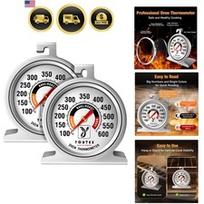 Oven Thermometer 2 Pack Digital Kitchen Cooking Grill BBQ Smokers
