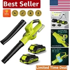 Powerful 21V Cordless Leaf Blower - Turbo Technology & Fast Charging Included
