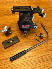 O'Connor 50 FLUID HEAD w/WEDGE PLATE ORIGINAL, PAN HANDLE CASE
