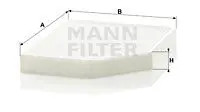 Filtre d'habitacle Audi 50