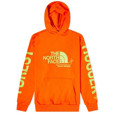 The North Face x Online Ceramics Pullover Hoodie Orange Size M BNWT NF0A84RVA6M