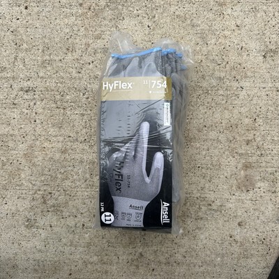 Ansell Hyflex 11-754 Cut Resistant Gloves 12 Pairs Size 11 Intercept Technology