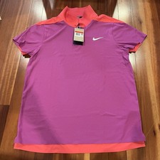 Nike Court Slam Ultimate Dri-FIT ADV Tennis Polo Purple FQ2015-518 Mens L