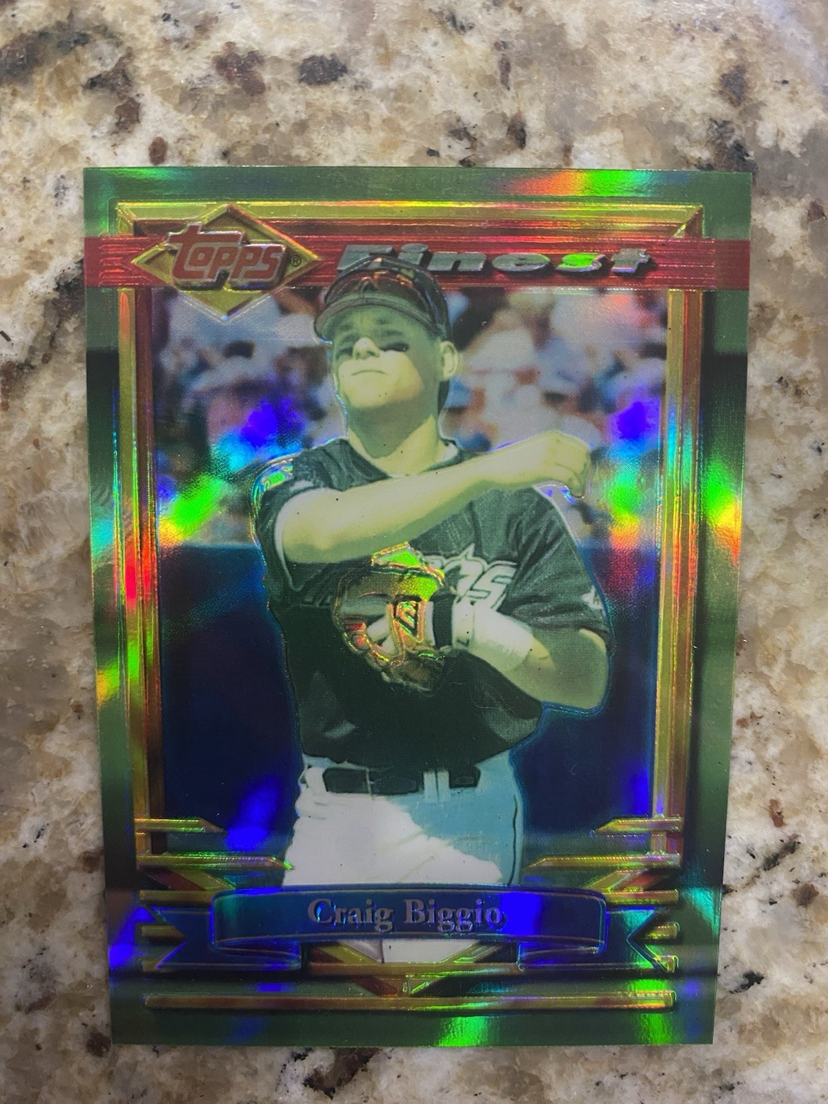 Craig Biggio 1994 Topps Finest Refractor #382 Astros Hall of Fame