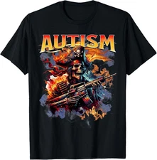 Autism Skeleton Meme Tism Autistic Skeleton Autism Humor T-Shirt