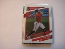 2021 Panini Optic Baseball Card: #137 Ketel Marte Arizona Diamondbacks Sleeved