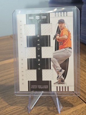 Justin Verlander 2021 National Treasures Game Gear Jersey 11/25